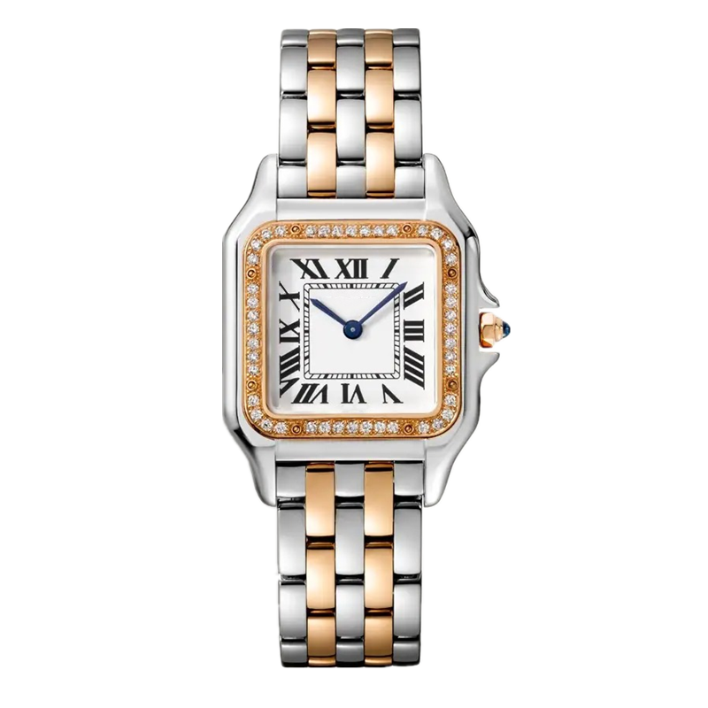 GM-8035 Stone watch Men Stone watch watch Gold inlaid stone case Stainless steel strap high quality luxury watch Custom brand logo watch