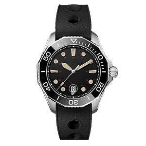 GD-1025 Top Quality Diver Watch Unique Texture Black Dial 3D Hour Mark Chinese Watch Factory Accept Custom Logo