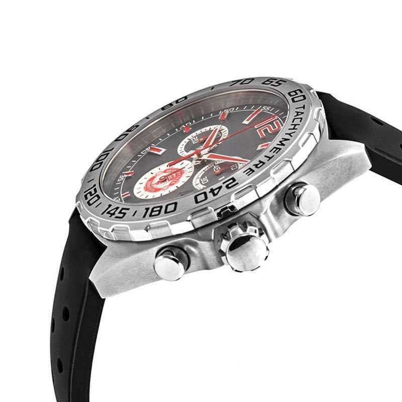 GD-1029 Tough Style Mens Watch Chronograph Unique Leather Strap Diver Watch With Good Quartz Movement