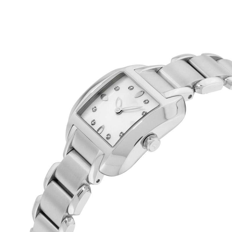 GF-7076 Elegant Women Watch 3ATM Waterproof Little Square Watches Top Quality Whole Stainless Steel Watch