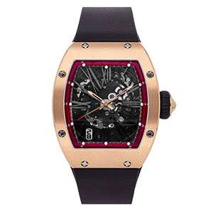 GM-1123 Business Style 3 Hands Mechanical Watch For Man Rose Gold Stainless Steel Watch Case China Manufacturer