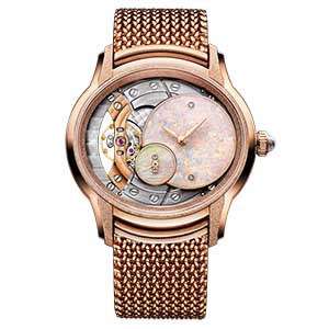 GM-1140 Automatic Woman Watch Special Unique Dial Mesh Band Ladies Wrist Watch Good Quality